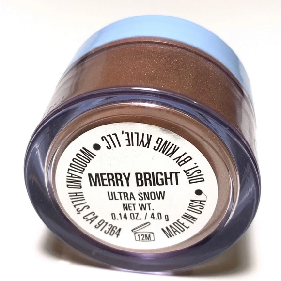 NEW & SEALED Kylie Ultra Snow Loose Powder Highlighter in MERRY BRIGHT Rare - Picture 3 of 3